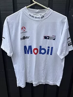 👕Small - 1996 Holden Racing Team Shirt HSV Mobil Lowndes Brock V8 Supercars VGC • $49.95