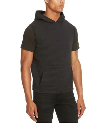 Kenneth Cole Mens Ottoman Quilted Hoodie Sweatshirt • $41.59