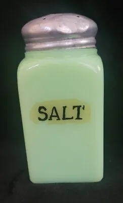 Vintage McKee McK Green Jadeite Glass Salt Shaker  • $80