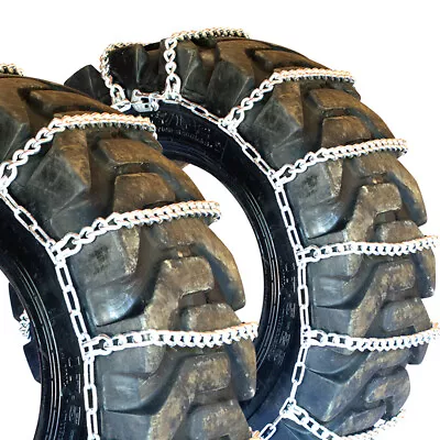 Titan Tractor Link Tire Chains Snow Ice Mud 10mm 15-19.5 • $486.99