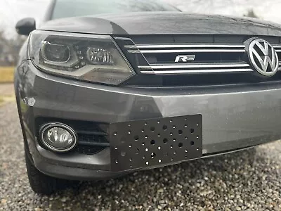 Bumper Tow Hook License Plate Mount Bracket For Volkswagen Tiguan 2012-2017 New • $29.95
