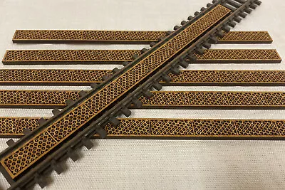 £5.79 • Buy Set Of 6. Grated Track Centrepiece.  00/HO Gauge Railway Train Scenery. 