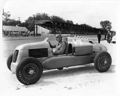 1936 Gulf-Miller Race Car Indianapolis Motor Speedway Photo - George Bailey 0016 • $13.67