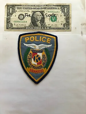 Kalamazoo Michigan Police Patch Un-sewn Great Condition   • $22.75