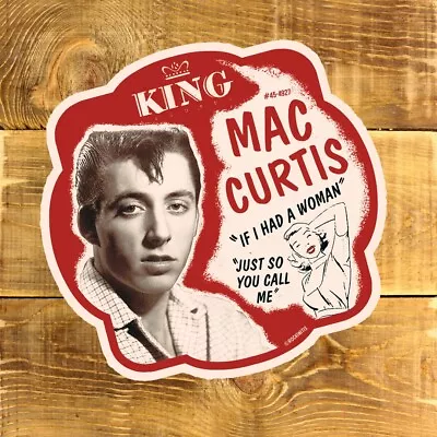 MAC CURTIS Rockabilly STICKER • £3.99