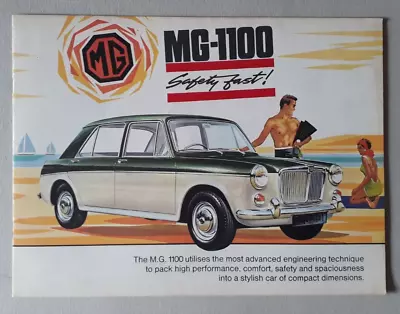 MG 1100 Saloon Mk 1 Brochure 1965 • $37.32