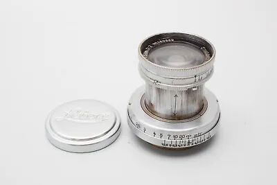 Leica Leitz Summar 5cm 50mm F/2 F2 Lens Silver  For LTM M39 Screw Mount • $795