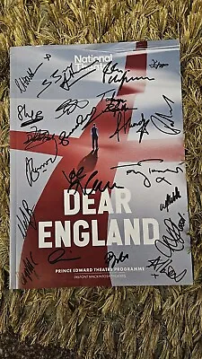 Dear England London National Theatre Programme Signed  • £40