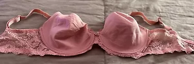 New Victoria’s Secret 38DD (38E) Full Coverage Bra Pink With Lace • $19.99