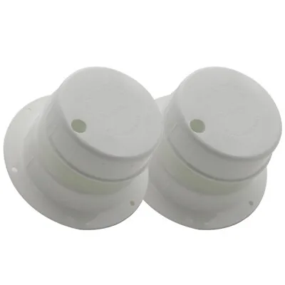 Car Vent Cap White Plastic Roof Cover For Trailer Camper 1  To 2 3/8  Height 3  • $25.63