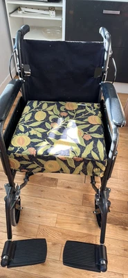 £50 • Buy Roma Medical Wheelchair With Cushion Good Condition 110kg / 242 Lbs User Weight
