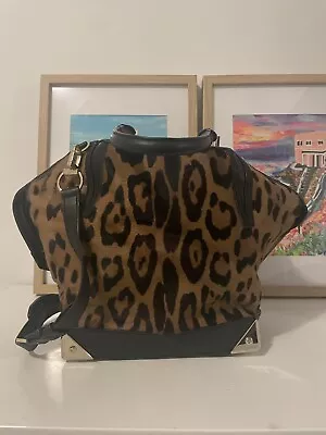 $500 • Buy Authentic And Rare Alexander Wang Leopard Calf Hair And Leather Bag