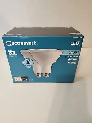 EcoSmart 90Watt Replacement PAR38 Dimmable LED. Bright White 2 Packs 4. Bulbs • $13.99