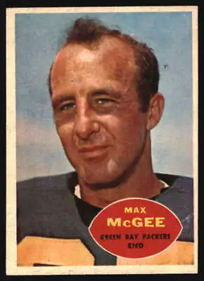 1960 Topps #55 Max McGee EX+ Packers 569946 • $16.09