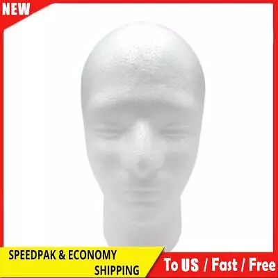 Flocking Foam Male Mannequin Head Wigs Glasses Hat Display Holder Stand • $6.91