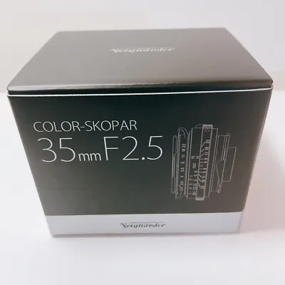 Voigtlander Color Skopar 35mm F2.5 PII VM For Leica M - NEW In Stock -Fast Ship! • $288.99