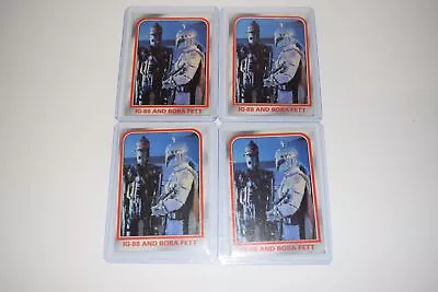 Empire Strikes Back 1980  Star Wars Lot Of 4 - Ig88 & Boba Fett- Topps   (etk67) • $7.50