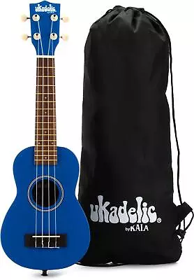 Kala Ukadelic Soprano Ukulele - Blue Ink • $39