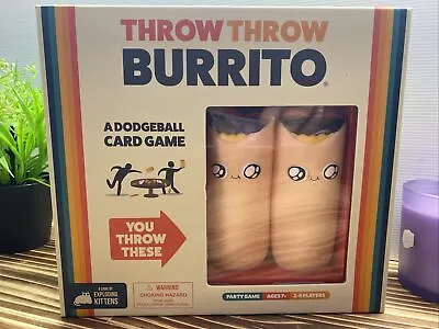 Exploding Kittens Throw Throw Burrito New -A Dodgeball Card Game • $32.44