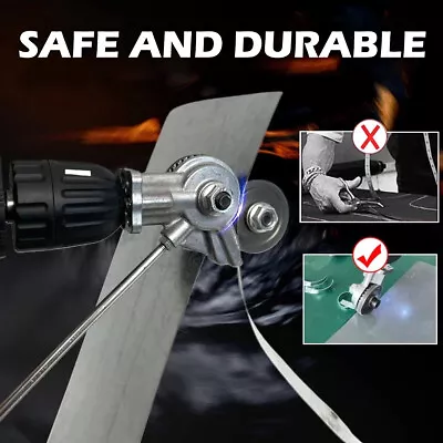 Electric Drill Plate Cutter White Sheet Steel Copper Metal Nibbler  Sheet Cutter • $8.63