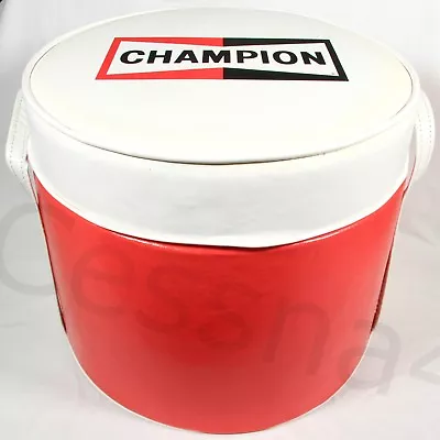 CHAMPION Aircraft VINTAGE Cooler Seat Round Original Box RARE & Collectable New • $248.08