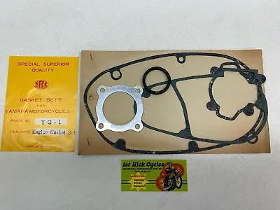 Nos Yamaha Yg1 80 Cc Two Stroke Engine Gasket Set Complete • $29.99