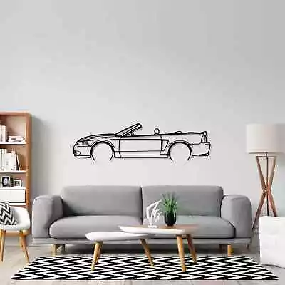 Wall Art Home Decor 3D Acrylic Metal Car Auto Poster USA Silhouette Mustang • $89.99