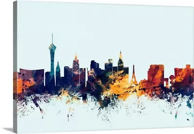 Las Vegas Nevada Skyline Canvas Wall Art Print Las Vegas Home Decor • $379.99