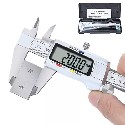 NEW Stainless Steel 150mm Digital Caliper Vernier LCD Gauge Micrometer Measuring • $16.56