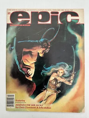 EPIC ILLUSTRATED #10 Marvel Fantasy Magazine February 1982 • $8.71