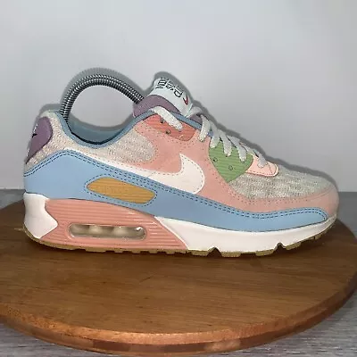 Nike Air Max 90 SE Womens Size 8.5 Shoes Sun Club Sneakers Multicolor Pastel • £72.31