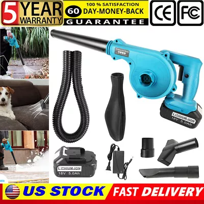 $29.99 • Buy 2 In1 Cordless Electric Leaf Blower Dust Vacuum For Makita 18V Battery & Charger