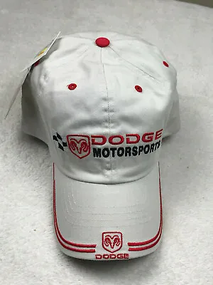 Dodge Racing Motorsports Ram Embroidered Baseball Golf Hat Putty Adjustable NEW • $9.95