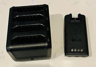 Motorola Lot Of 2 Series Battery Charger Cradle Dock & Battery • $34.99