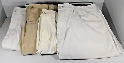 Lot Of Four Men's Pants Size 36 X 32 & Shorts 36 Various Colors Johnston Murphy • $27.96