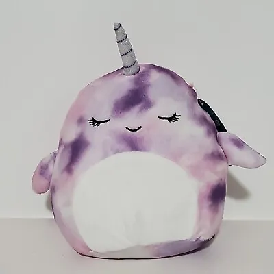 Kellytoy Squishmallow Nabila Narwhal 7.5 Inch Purple Plush • $7.98