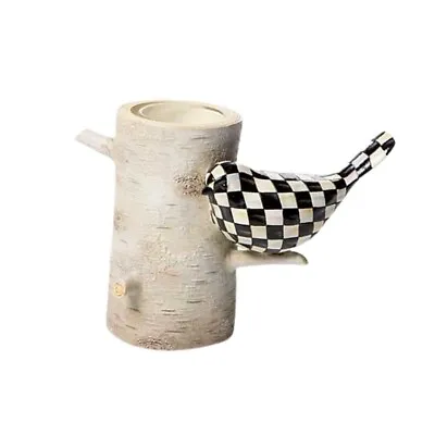 Brand New Mackenzie Childs Farmhouse Birch Tealight Holder – Short • $60