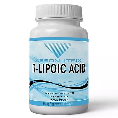 Absonutrix R-Lipoic Acid A Lipoic Acid Complex 600mg Proprietary Blend 30 Cap • $21.99