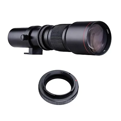 £119.95 • Buy Powerful Canon EF Fit 500mm 810mm Telephoto Lens 550D 600D 650D 700D 750D Etc