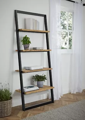 Ladder Bookcase Slim Ladder Bookcase Contemporary Ladder Bookcase Bookcase • £342