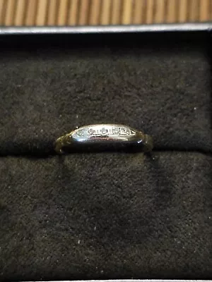 14k Old Mine Cut Diamond Ring (Antique) • $130