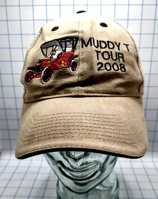 Muddy T Tour 2008 Embroidered Cotton Ballcap Hat Adjustable NOS OTTO • $23.99