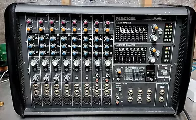 Mackie PPM608 8-Channel Powered Mixer Used 1000w   2 X 500w WORKS EXCELLENT • $374.95