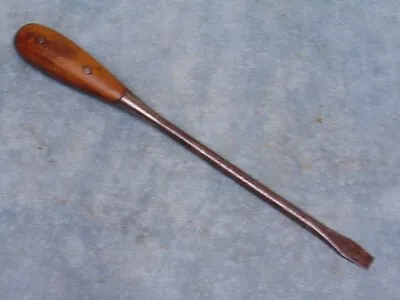 Vintage Irwin Perfect Handle 14-1/2  Long Slotted Screwdriver 1/2  Wide Tip USA • $15.95