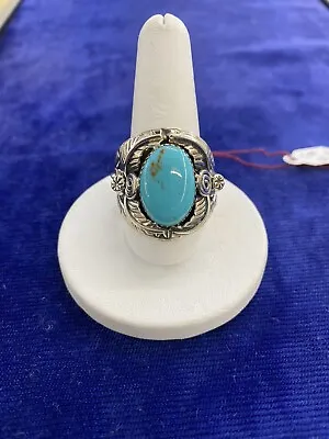 Turquoise Jewelry Native American Mens Ring Size 12 1/2 • $239