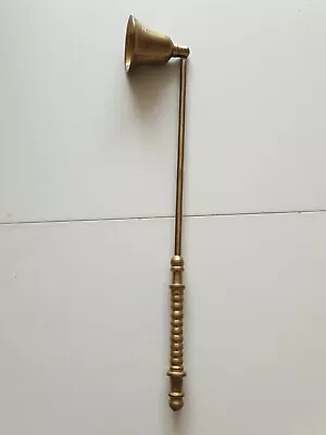 🌻 Vintage Brass Candle Snuffer - 26cm Long (not Including Snuffer Bell) • £7.50