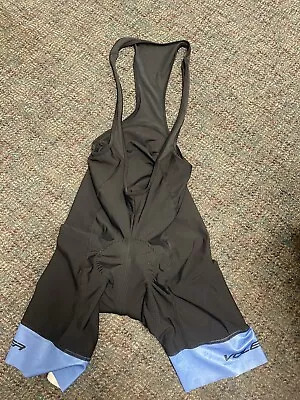 Viler Mens Cycling Bib Shorts Size Large Black Blue • $18