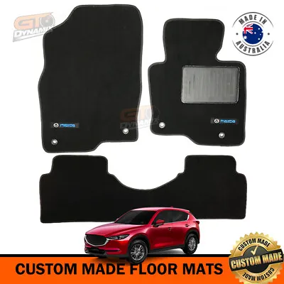 MAZDA CX-5 KF BLACK Custom Made Floor Mats 2ROW SET FEB/2017-19 All Models CX5 • $134.95
