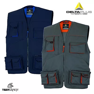 £26.99 • Buy Delta Plus Panoply M2GIL Mach 2 Mens Multi Pocket Work Vest Gilet Tool Vest Coat