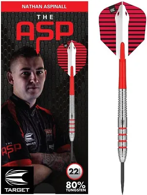 Target Darts Nathan Aspinall G2 80% Tungsten Steel Tip - The Asp - 22g • £39.95